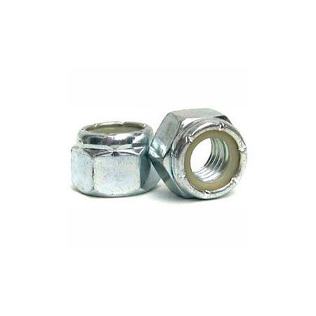 Titan Fasteners Nylon Insert Lock Nut, M6-1, Steel, Yellow Zinc CBB06